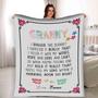 Customized Blanket For Granny, Mom, Mama, Papa, Grandpa, Grandma, Grandparent's Day Gift, Blanket For Christmas, Personalized Fleece Blanket
