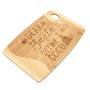 Dear Santa Define Good Cutting Board Bamboo Wood Engraved Funny Christmas Eve Party Cookie Dessert Serving Platter Cute Festive Table Decor
