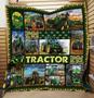 Green Tractor blanket, farming truck blanket, blanket for tractor boy, blanket for farmer, Christmas blanket, daddy grandpa gifts, son gift