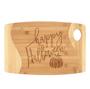 Happy Halloween Cutting Board Organic Bamboo Wood Wooden Laser Engraved Fall Kitchen Decor Wall Decoration Party Supplies Housewarming Gift