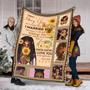 I Didn't Marry You So I Could Live With You Black Girl Blanket, Special Blanket, Christmas Gift For Girl, Gift For Birthday Girl