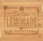 Ice Cold Lemonade Old Fashioned Recipe Fresh Squeezed Cutting Board Vintage Retro Style Bamboo Wood Wooden Birthday Christmas Gift for Her