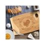 Keep Calm and Gobble On Cutting Board Bamboo Wood Funny Cute Turkey Thanksgiving Kitchen Table Decor