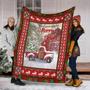 Merry And Bright Christmas Blanket, Special Blanket, Anniversary Gift, Christmas Memorial Blanket Gift Friends and Family Gift