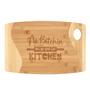 No Bitchin in My Kitchen Cutting Board Organic Bamboo Wood Engraved Funny Kitchen Decor Charcuterie Cheese Birthday Christmas Gift for Women