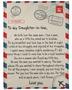 Personalized Air Mail Letter To My Daughter In Law| Fleece Sherpa Woven Blankets| Best Christmas Gift - Best Birthday Gift