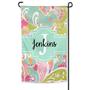 Personalized Colorful Pattern Family Name Garden Flag, Gift For Family, Custom Name Garden Flag