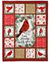 Personalized I'm Always With You Northern Cardinal Christmas Version| Fleece Sherpa Woven Blankets| Christmas Gift Ideas