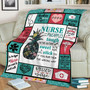 Rockin The Nurse Life Blanket , Women's Day Gifts, Christmas Gift For Mom Nurse , Anniversary Gift, Nurse Blanket