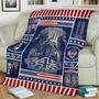 Sacrifice Never Forget Blanket, Fleece Sherpa Mink Blankets, Gift For Father, For Grandpa Anniversary Gift