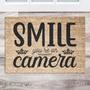 Smile You're on Camera Doormat | Creative Home Decor