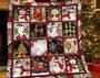 Snowman Blankets, Owl and Deer Christmas blanket, Christmas gift for family, daddy and daughter, snowman gifts for mom, Christmas tree