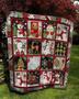 Snowman Blankets, Owl and Deer Christmas blanket, Christmas gift for family, daddy and daughter, snowman gifts for mom, Christmas tree