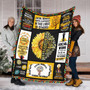 Social Worker Blanket, Gift For Social Worker, Birthday Gift, Special Blanket, Peace Love Social Worker