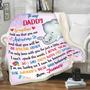 The World's Best Dad Belongs To Me, Customized Blanket For Daddy, Gift Ideas For Dad, Custom Fleece Blanket, Father's Day Gift