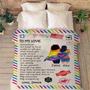 To My Love You Are My Everything Customized LGBT Blanket, Custom Blanket For Gay/Lesbian Couples, Gift For Pride Month, Gift For Anniversary