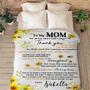 To My Mom I Love You Customized Blanket, Gift For Mama/Mother/Mom, Custom Gift For Birthday, Christmas, Personalized Gift For Mom, Fleece