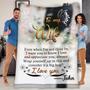 To My Wife I Love You Customized Blanket, Customized Gift For Couples, Gift For Anniversary, Christmas, Birthday, Personalized Gift For Wife