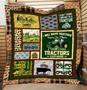 Tractor Blanket, I will drive tractor, blanket for Farmer, Christmas blanket, blanket for daddy, Grandpa and grandson gifts, gift for boy