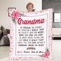 We Hugged This Blanket For Grandparents Day, Customized Blanket For Grandma, Grandpa, Mama, Gigi, Mimi, Personalized Gift For Grandparents