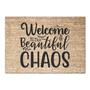 Welcome To Our Beautiful Chaos Doormat | Welcome Doormats