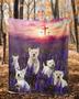 Westie Blanket come to jesus for westie lovers, Custom Fleece Sherpa Blankets,Christmas blanket Gifts, God Blankets, gifts for Christian