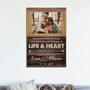 The Most Wonderful Thing Custom Photo Anniversary Canvas | Gift For Anniversary Couple Canvas | Wedding Canvas | Personalized Anniversary Canvas