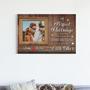 A Perfect Marriage Custom Photo Wedding Anniversary Canvas | Gift For Couple Canvas | Personalized Wedding Anniversary Canvas