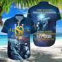Men's Hawaiian Shirt, Short Sleeve Button Shirt for Unisex, Summer Jesus Lion