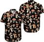 Men's Hawaiian Shirt, Short Sleeve Button Shirt for Unisex, Summer Mushroom Trippy