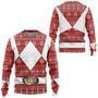 3D Mighty Morphin Red Power Ranger Ugly Sweater