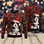 All I Want For Is A Bichon Havanese Dog Pattern Ugly Christmas Sweater