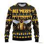 Animal Bee Merry Ugly Christmas Sweater