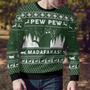 Animal Cat Pew Pew Madafakas Ugly Christmas Sweater