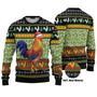 Animal Chicken Cluck Ry Christmas Ugly Christmas Sweater