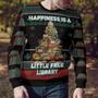 Animal Read A Book Ugly Christmas Sweater