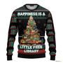 Animal Read A Book Ugly Christmas Sweater