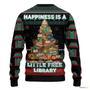 Animal Read A Book Ugly Christmas Sweater