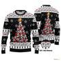 Animal Skull Pine Tree Ugly Christmas Sweater