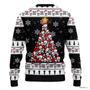 Animal Skull Pine Tree Ugly Christmas Sweater