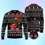 Believe In Bigfoot Squat Ugly Christmas Sweater For Men & Women