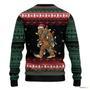 Bigfoot Don't Stop Believing Ugly Christmas Sweater