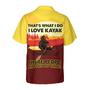 Bigfoot Hawaiian Shirt - Bigfoot Darryl Love Kayak & Hate People Bigfoot Hawaiian Shirt - Perfect Gift For Husband, Boyfriend, Friend, Family