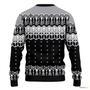 Black And White Skeleton Ugly Christmas Sweater