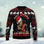 Black Cat Till Death Do Us Part Funny Family Christmas Holiday Ugly Sweater