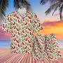 Cardinal Aloha Hawaiian Shirt - Cardinal Winter Pattern Hawaiian Shirt, Red Berries Pattern Hawaiian Shirt For Men & Women, Cardinal Lover