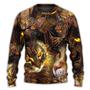 Cat Art Lover Cat Lightning Style Ugly Christmas Sweaters