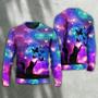 Cat Beautiful Cat And Butterfly Ugly Christmas Sweaters
