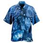 Cat Hawaiian Shirts For Summer, Cat Blue Neon Stunning Aloha Shirts - Perfect Gift For Men Women, Gift For Friend, Team, Cat Lovers