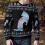 Cat Hologram Ugly Christmas Sweater For Men And Women